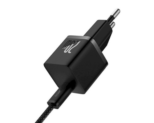 СЗУ Baseus GaN5 Fast Charger (mini) 1C 20W + Type-C to Type-C (P10110900113) (00000074727_1)
