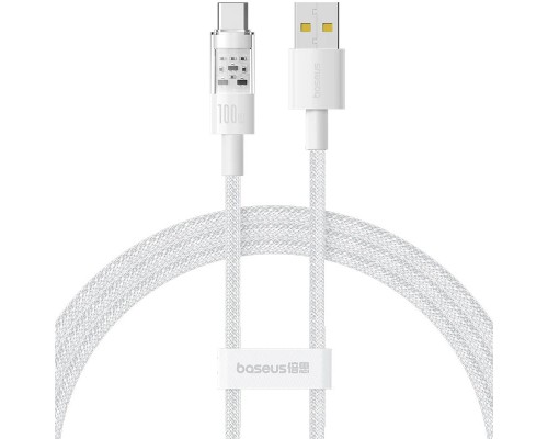 Дата кабель Baseus Gem Fast Charging USB to Type-C 100W (1m) (P10373002211) (00000074730_1)