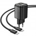 СЗУ Hoco N53 Monsoon PD30W+QC3.0 (1USB-A/1C) + Type-C to Type-C (00000074140_2)