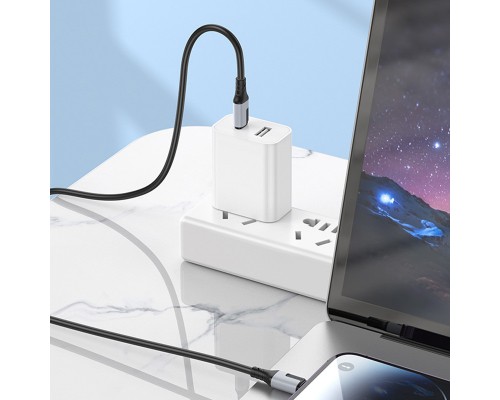 Дата кабель Borofone BX101 Creator 27W Type-C to Lightning (1m) (00000071158_1)