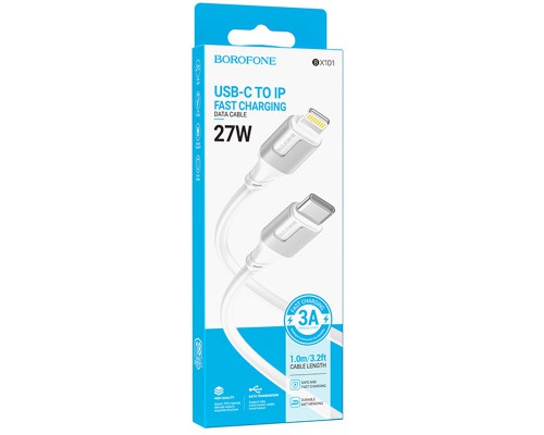 Дата кабель Borofone BX101 Creator 27W Type-C to Lightning (1m) (00000071158_2)