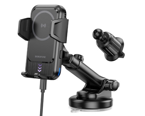 Автодержатель с БЗУ Borofone BH217 Colby smart (00000071159_1)