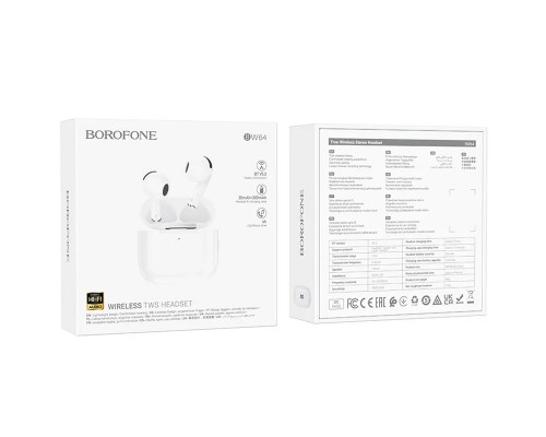Беспроводные TWS наушники BOROFONE BW64 (00000071165_1)