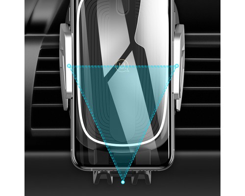 Автодержатель с БЗУ USAMS US-CD100 Automatic Touch Induction Wireless Charging (Air Vent) (00000034524_1)