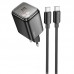 СЗУ Hoco N54 Monsoon PD45W (1USB-C) + Type-C to Type-C (00000074125_1)