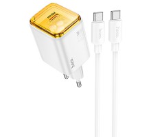 СЗУ Hoco N54 Monsoon PD45W (1USB-C) + Type-C to Type-C (00000074125_2)