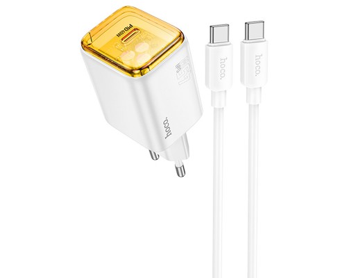СЗУ Hoco N54 Monsoon PD45W (1USB-C) + Type-C to Type-C (00000074125_2)