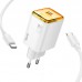 СЗУ Hoco N54 Monsoon PD45W (1USB-C) + Type-C to Type-C (00000074125_2)