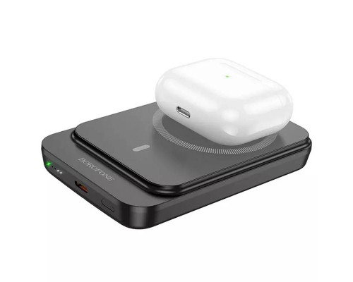 Портативное ЗУ Power Bank BOROFONE BJ63A Nimble PD20W с БЗУ 10000 mAh (00000073400_1)