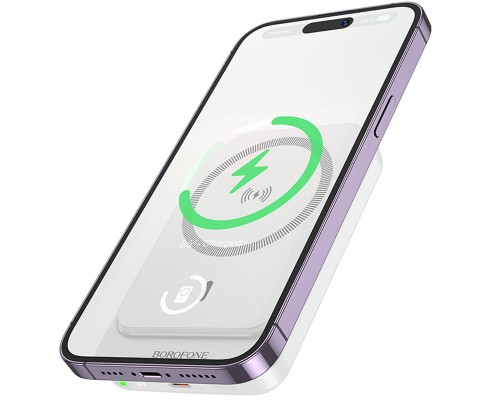 Портативное ЗУ Power Bank BOROFONE BJ63A Nimble PD20W с БЗУ 10000 mAh (00000073400_2)
