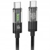 Дата кабель Hoco U116 Transparent Discovery Edition 60W Type-C to Type-C (1.2m) (00000074615_1)