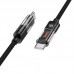 Дата кабель Hoco U116 Transparent Discovery Edition 60W Type-C to Type-C (1.2m) (00000074615_1)