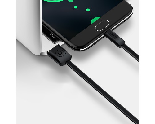 Дата кабель USAMS US-SJ201 USB to MicroUSB 2A (1.2m) (00000028470_1)