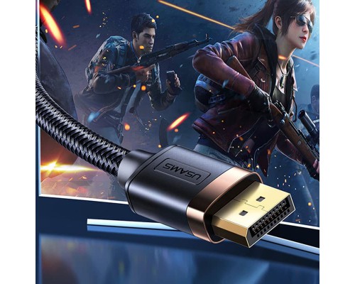 Дата кабель Usams US-SJ531 U74 4K HD DP To DP Cable (2m) (00000052270_1)