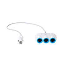 АЗУ с разветвителем прикуривателя Hoco C1 (3 порта+2USB/3.1A) (00000067268_1)