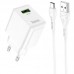 СЗУ Hoco C98A QC3.0 (1USB/18W) + USB to Type-C (00000067269_1)
