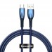 Дата кабель Baseus Glimmer Series Fast Charging Data Cable USB to Type-C 100W 1m (CADH00040) (00000068700_3)