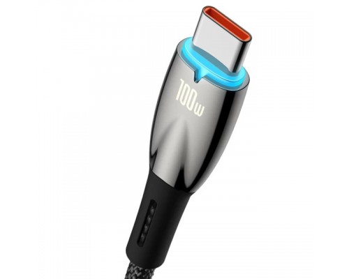 Дата кабель Baseus Glimmer Series Fast Charging Data Cable USB to Type-C 100W 2m (CADH00050) (00000074708_1)