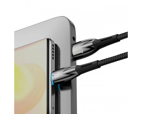 Дата кабель Baseus Glimmer Series Fast Charging Data Cable USB to Type-C 100W 2m (CADH00050) (00000074708_1)