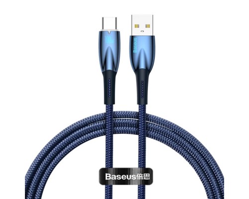 Дата кабель Baseus Glimmer Series Fast Charging Data Cable USB to Type-C 100W 2m (CADH00050) (00000074708_2)