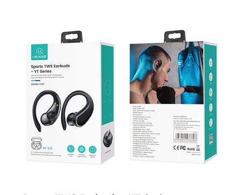 Беспроводные TWS наушники USAMS-YT07 Sports BT5.0 (00000051927_1)