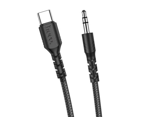 Аудио кабель Aux Hoco UPA17 (AUX 3.5 to Type-C) (1m) (00000052989_1)