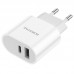 СЗУ Borofone BA62A Wiseacre PD12W (1USB/1Type-C/2.4A) + Type-C to Lightning (00000058307_1)