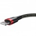 Дата кабель Baseus Cafule Lightning Cable 2.4A (1m) (CALKLF) (00000037213_2)