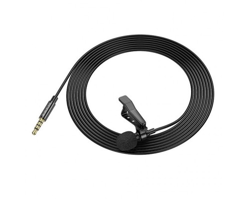 Микрофон петличный Borofone BFK11 Elegant lavalier 3.5mm (2m) (00000074770_1)