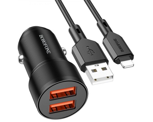АЗУ Borofone BZ19 Wishdom (2A) + Lightning (00000069016_1)
