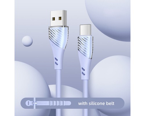Дата кабель Usams US-SJ494 U65 Liquid Silicone USB to Type-C 3A 1m (00000049218_1)