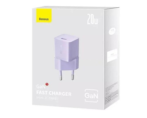 СЗУ Baseus GaN5 Fast Charger (mini) 1C 20W (CCGN05010) (00000065988_3)