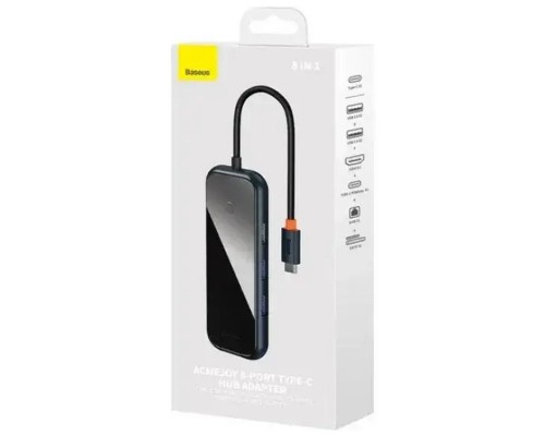 Переходник HUB Baseus AcmeJoy 8-Port Type-C HUB Adapter (WKJZ010613) (00000065989_1)
