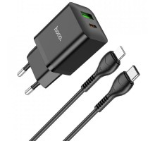 СЗУ Hoco N28 Founder PD20W+QC3.0 + Type-C to Lightning (00000062831_1)