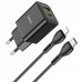 СЗУ Hoco N28 Founder PD20W+QC3.0 + Type-C to Lightning (00000062831_1)