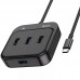 Переходник HUB Hoco HB31 Easy 4-in-1 (Type-C to USB3.0*4) (L=0.2m) (00000062834_1)
