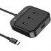 Переходник HUB Hoco HB31 Easy 4-in-1 (Type-C to USB3.0*4) (L=0.2m) (00000062834_1)