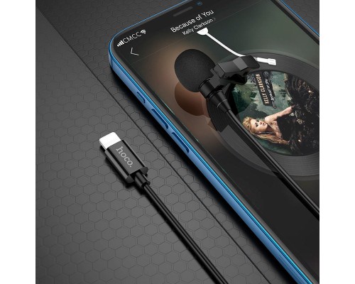 Микрофон петличный Hoco L14 Lightning (00000062836_1)