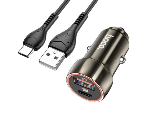 АЗУ Hoco Z46A Blue whale PD 20W + QC3.0 + Type-C (00000062837_1)