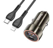 АЗУ Hoco Z46A Blue whale PD 20W + QC3.0 + Type-C to Lightning (00000062838_1)