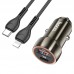 АЗУ Hoco Z46A Blue whale PD 20W + QC3.0 + Type-C to Lightning (00000062838_1)