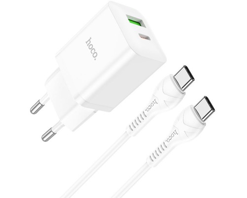 СЗУ Hoco N28 Founder PD20W+QC3.0 + Type-C to Type-C (00000062839_2)
