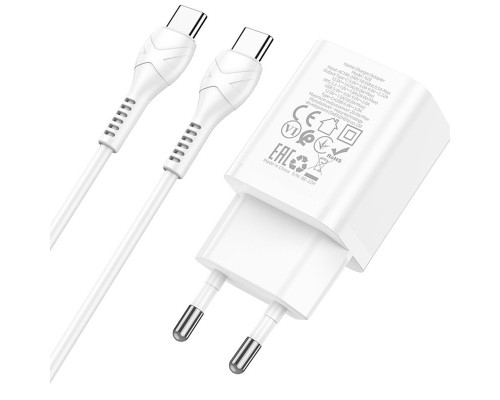 СЗУ Hoco N28 Founder PD20W+QC3.0 + Type-C to Type-C (00000062839_2)