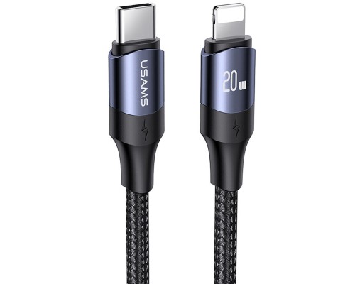 Дата кабель USAMS US-SJ522 U71 Type-C to Lightning PD 20W (2m) (00000062645_1)