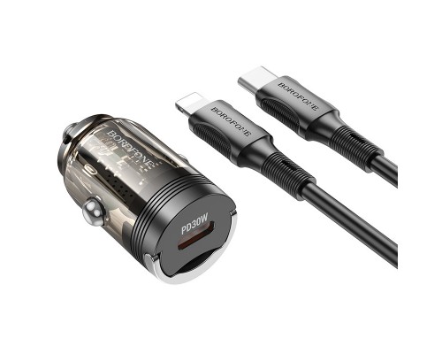 АЗУ Borofone BZ29 Ray PD30W (1C) + Type-C to Lightning (00000069001_1)
