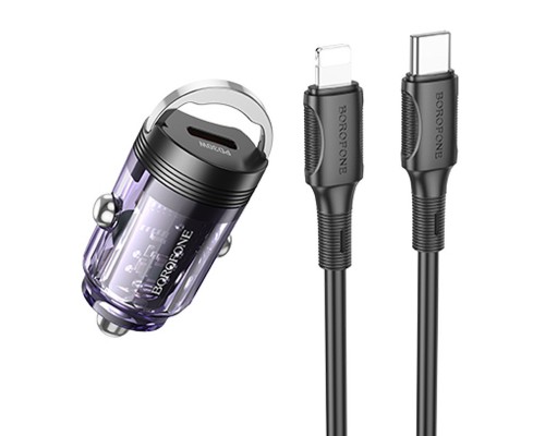 АЗУ Borofone BZ29 Ray PD30W (1C) + Type-C to Lightning (00000069001_2)