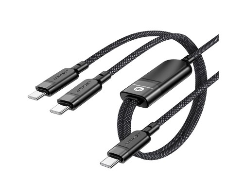 Дата кабель Acefast C5-11 USB-C to 2xUSB-C 100W (1.2m) (00000073057_1)