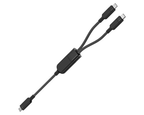 Дата кабель Acefast C5-11 USB-C to 2xUSB-C 100W (1.2m) (00000073057_1)