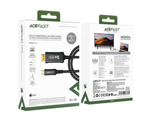 Дата кабель Acefast C1-10 USB-C to HDTV (1.8m) (00000073058_1)