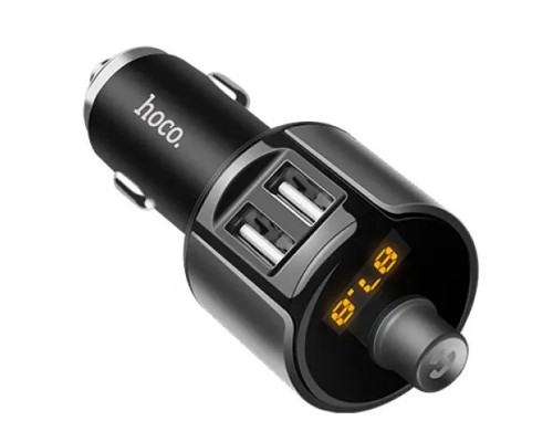 АЗУ FM модулятор Hoco E19  (2USB 2.4А) (00000063339_1)